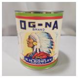OG-NA Brand Tomatoes Advertising Tin (NEW)