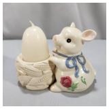 Lenox "Poppies on Blue" Pig Votive