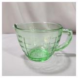 Light Green Glass 2 Cup Measure