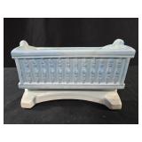 vintage pottery planter designed to look like a