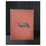 vintage, clothbound edition of sheet music for