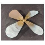 Brass fan blade