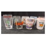 Collectors shot glasses