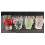 Collectors shot glasses