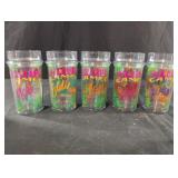 Vintage Joe Camel collectors tumblers. Set of 5