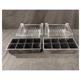 Plastic and rubber organizers