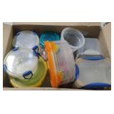 Reusable containers with locking lids