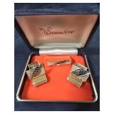 Mr. Executive Cuff Links and Tie Pin
