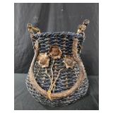 Japanese bamboo basket, ikebana 11x14