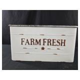 16x8.5x12 Farm Fresh galvanized tub