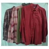 Men's L and XL shirts