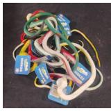 10 rubber snakes