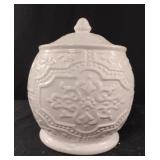 Antique Depression Tile Cookie Jar