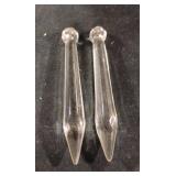 Chandelier crystal prisms. 11 total