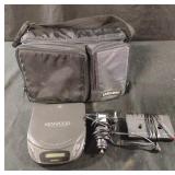 Case Logic bag, Kenwood personal CD player and