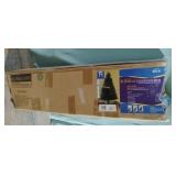 6.5 ft pre-lit Christmas tree. Opened box