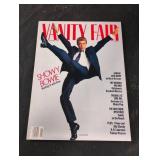 January 1986 Vanity Fair featuring Davie Bowie
