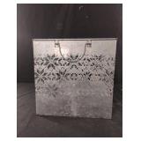 Galvanized steel basket with handles