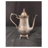 Vintage silver plated coffee pot