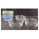 Anchor Hocking Custard Cups and dip bowls