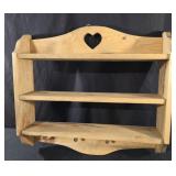 24x5x25 wooden shelf