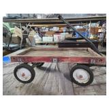 vintage Radio Flyer Town & Country wooden wagon