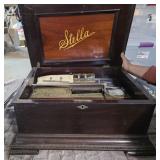 Antique Stella 1885-1897 patent metal disc music