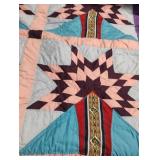 Handmade quilt 68 x 88