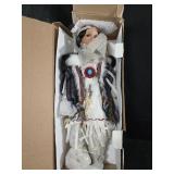 collectible Native American-themed 18' doll
