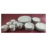 Vintage Abingdon Fine Porcelain China dinnerware.