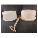 Tupperware cake plates