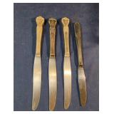 Silver plated butter knives