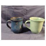 Pottery mugs