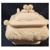 Vintage White Gravy Boat With Lid Made in Japan.