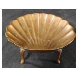Brass shell shaped trinket dish