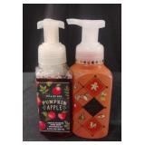 Bath & Body hand soaps.