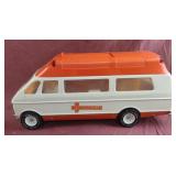 Vintage Tonka Pressed Steel Ambulance Rescue