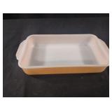 Vintage Fire-King Peach Lustre rectangle baking