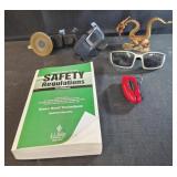 FMC safety regulations book, phone holder, dragon