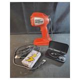 Black and decker flashlight no battery, ear