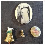 vintage porcelain Limoges cameo cabochon