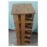 Vintage Napa Valley wood spinning carousel CD