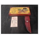 Case XX Small Game Knife box with leather case.