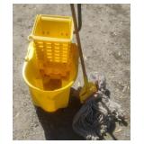 Commercial mop bucket with mop