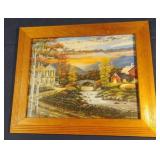 John Zaccheo framed artwork 12 x 10 1/4