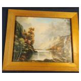 John Zaccheo framed artwork 12 x 10 1/4