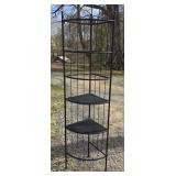 16x69 Ikea metal corner shelf , needs  more shelf