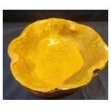 Resin wood looking bowl