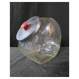 vintage general store "penny candy" tilted glass