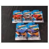 Hotwheels. New packaged. 5 total